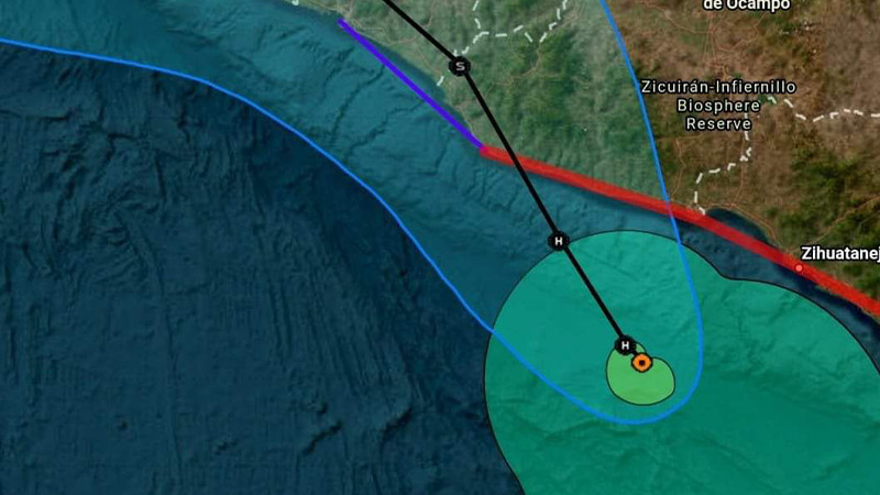 "John" evoluciona a huracán categoría 1; PC Michoacán en alerta para la región Costa 
