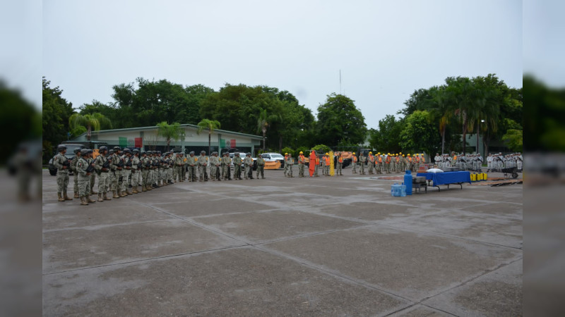 Alistan Sedena y Guardia Nacional puesta en marcha del plan DN-III-E en Lázaro Cárdenas y Coahuayana, Michoacán