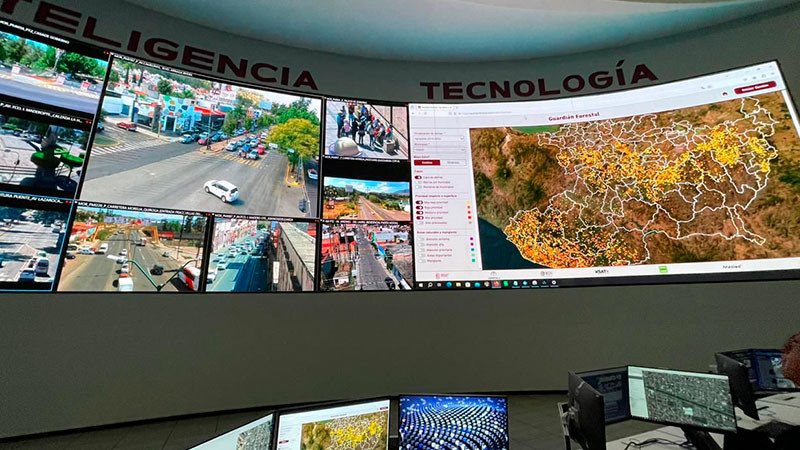 Con vigilancia satelital cuidamos nuestros bosques: Bedolla
