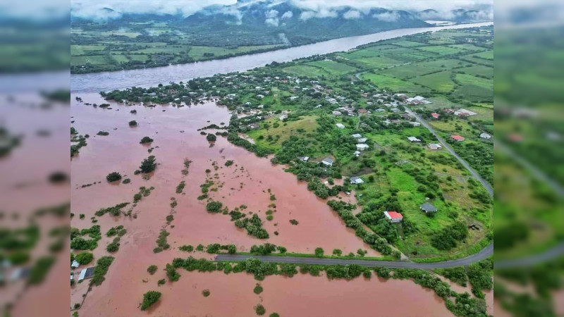 John provoca evacuaciones masivas en Huetamo y San Lucas, Michoacán: Cientos de personas afectadas; derrumbes e inundaciones en Arteaga, Tumbiscatío y LC 