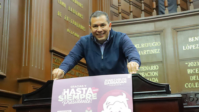 Su amor al pueblo y a la patria marcarán el legado de AMLO: JC Barragán 