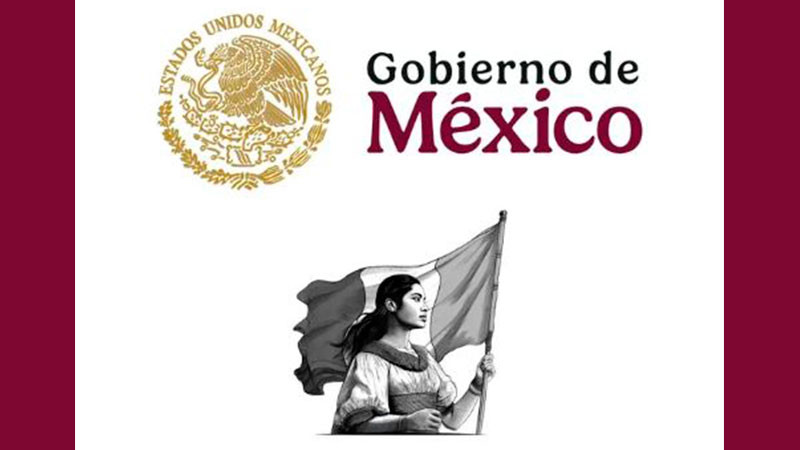 Una joven mexicana será el emblema de la primera mujer presidenta de México, Claudia Sheinbaum Pardo 