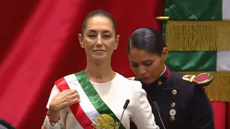 Claudia Sheinbaum rinde protesta como presidenta de México 