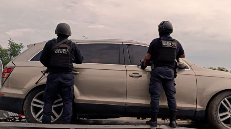 Policía arresta a 3 presuntos criminales y recupera 37 vehículos en 9 municipios de Michoacán  