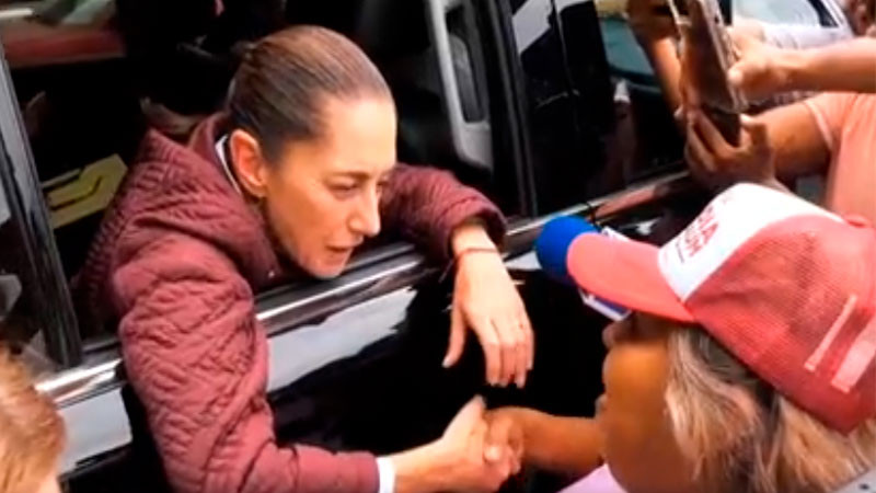 Llega Claudia Sheinbaum a Acapulco; evaluará daños por huracán John 