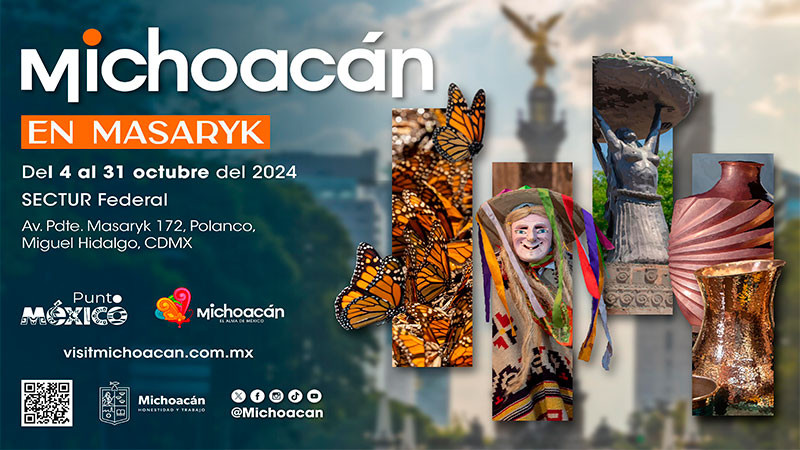 Michoacán llega a CDMX para presumir riqueza turística 