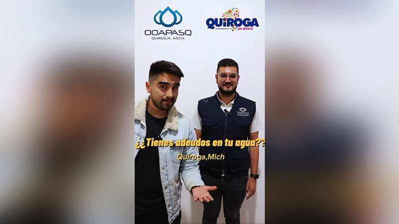 Anuncia Alma Mireya González Campaña de Regularización de Pagos de Agua en Quiroga 