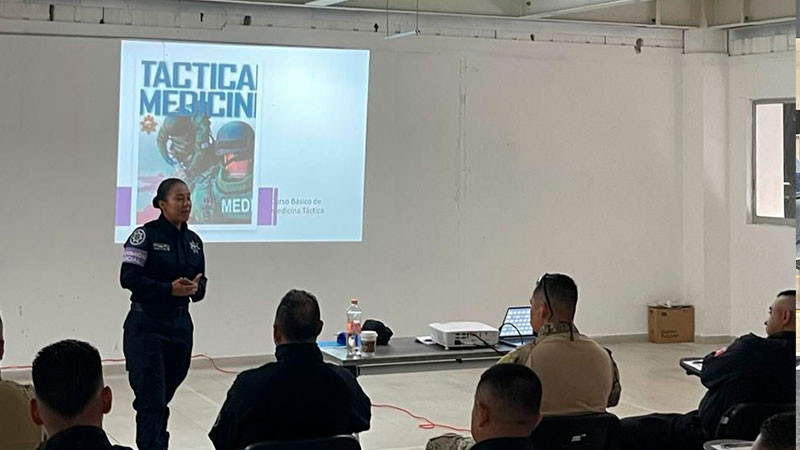 Agente de la Guardia Civil impartió curso de Supervivencia Táctica a policías de 6 entidades