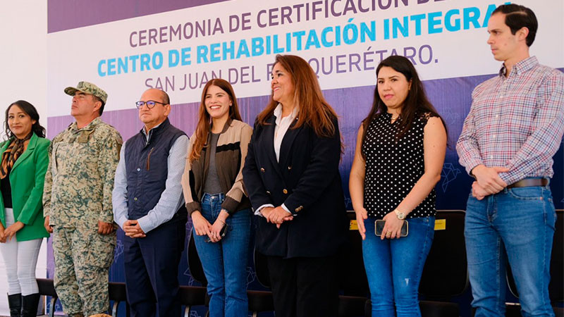 En Querétaro, certifican al Centro de Rehabilitación Integral como Espacio 100 % Libre de Humo  