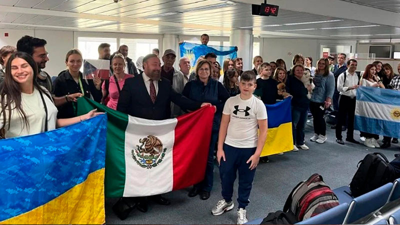 Gobierno de Ucrania evacúa a seis mexicanos de Líbano 