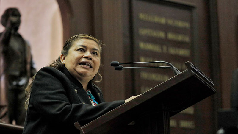 Aprueba Congreso de Michoacán acuerdo de civilidad propuesto por Belinda Iturbide 