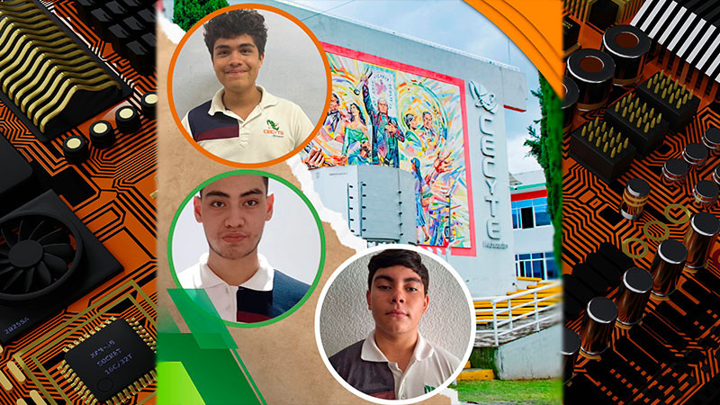 Estudiantes del Cecytem conforman delegación michoacana de Informática 