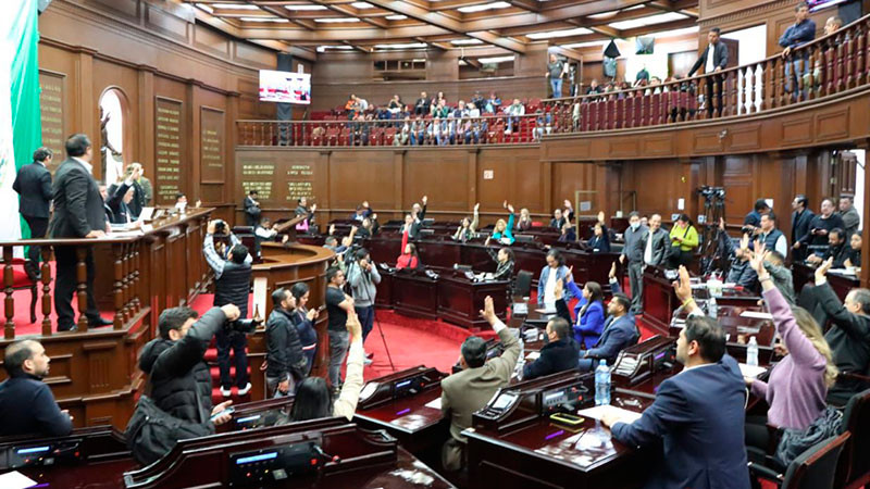 Aprueba Congreso de Michoacán reforma Constitucional en materia de salarios 