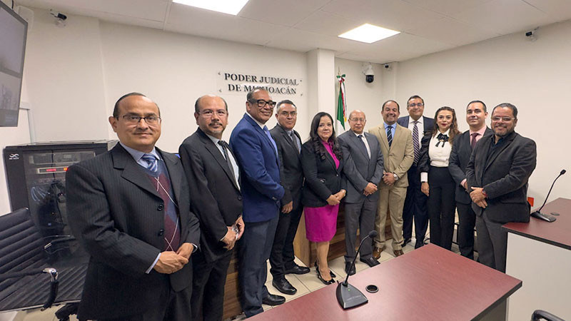 Con la inauguración de tres salas de oralidad en Uruapan, se fortalece el sistema de justicia penal, acusatorio y oral    