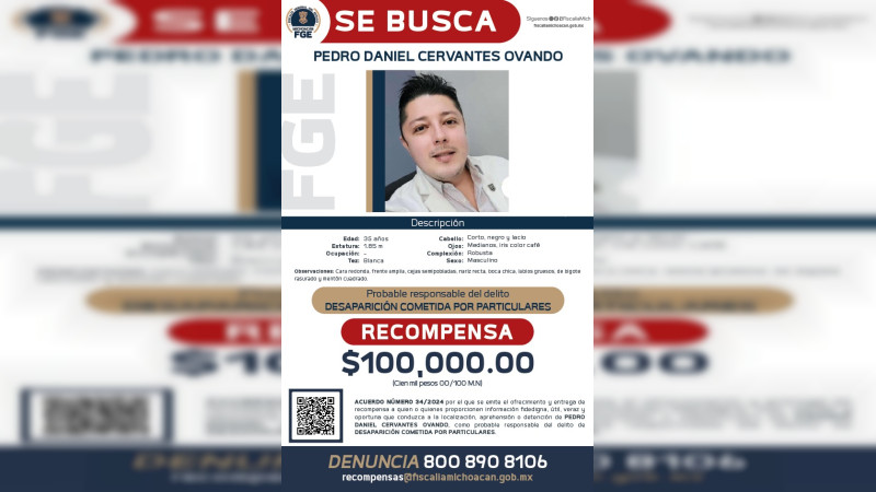 Cirujano a la fuga por desaparición de Cristina, paciente de Lázaro Cárdenas, Michoacán: FGE ofrece 100 mil por su captura 