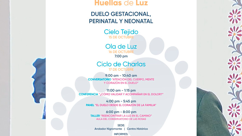DIF Morelia invita a actividades en apoyo a familias que han perdido a un bebé durante el embarazo o al nacer 