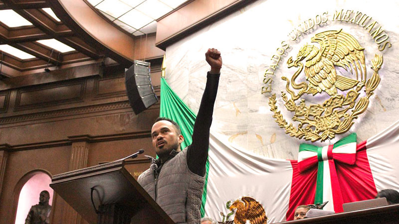 Presenta Hugo Rangel iniciativa para alinear Constitución de Michoacán con la Federal en materia de Reforma Judicial 
