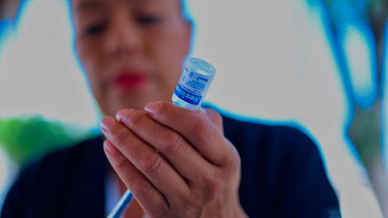 Vacúnate contra la influenza: sector salud instala módulo en el Centro de Morelia 