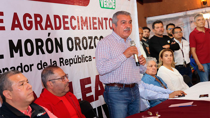 Avanza Morón trabajo territorial para impulsar Michoacán 