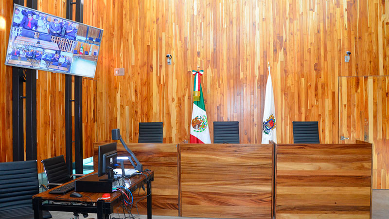 Jueces y juezas de oralidad penal emitieron más de 2,900 acuerdos durante septiembre en Michoacán  