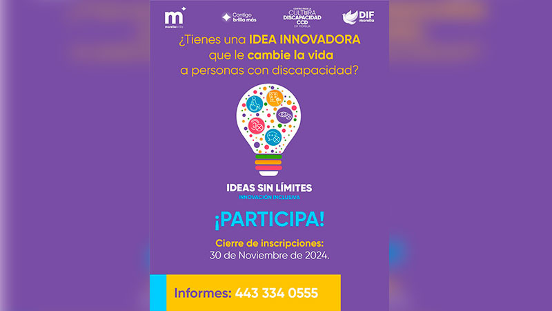 DIF Morelia lanza concurso de productos innovadores para personas con discapacidad 