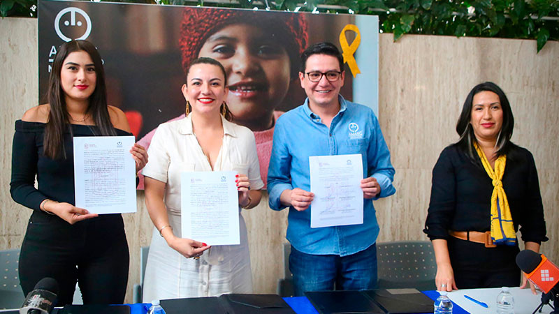Signan AMANC y Secretaría del Bienestar convenio en beneficio de las familias cuidadoras de la niñez con cáncer  