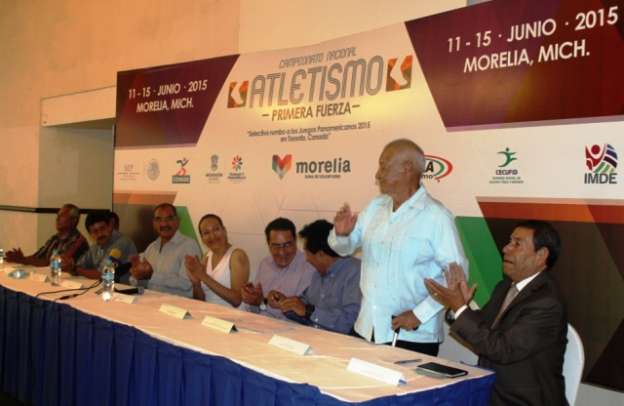 Del 12 al 14 de junio, el Campeonato Nacional de Atletismo de Primera Fuerza, en Morelia 