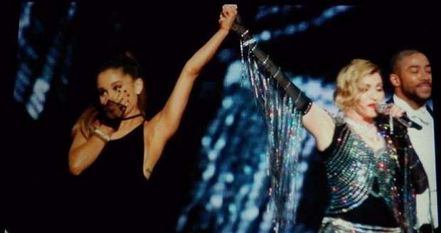 Ariana Grande prepara material discográfico y podría tener un dueto con Madonna  