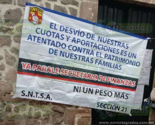 Detienen labores sindicalizados del sector salud en Michoacán - Foto 3 