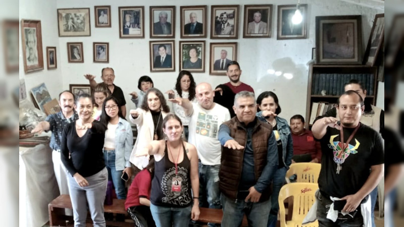 Fortalecen a la Asociación Michoacana de Periodistas 15 nuevos integrantes 