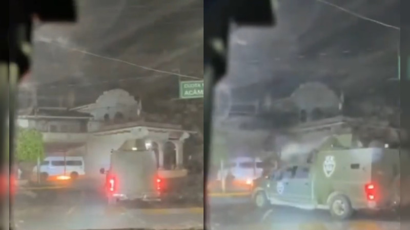 Difunden video de ataque a Zinapécuaro, Michoacán: Fue grabado desde “monstruo” 