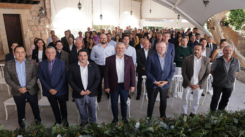 Bedolla e industriales en alianza por la atracción de inversión europea 
