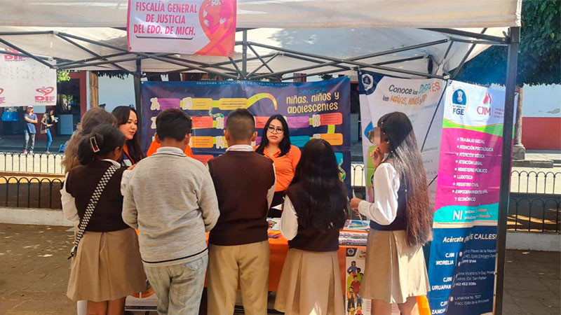 Participa CJIM Uruapan en actividades conmemorativas al Día Internacional de la Eliminación de la Violencia contra la Mujer 