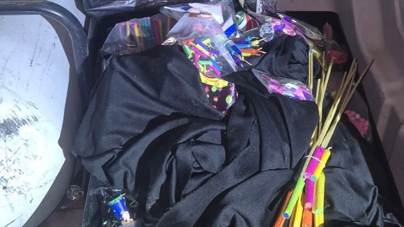 Asegura Ayuntamiento de Morelia pólvora y pirotecnia que se vendía en la vía pública 