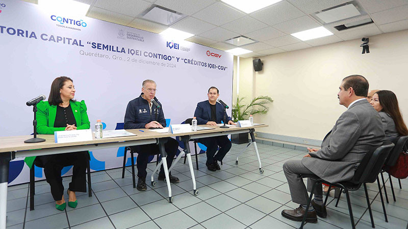 Anuncia Marco Del Prete apoyo Capital Semilla con CGV para emprendedores queretanos  
