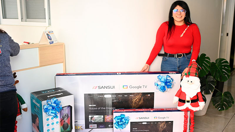 Invita Vanhe Caratachea a rifa Sorpresas Navideñas 