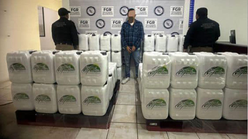 Aseguran en Sonora más de mil 200 litros de droga, con valor de 7 mdp 