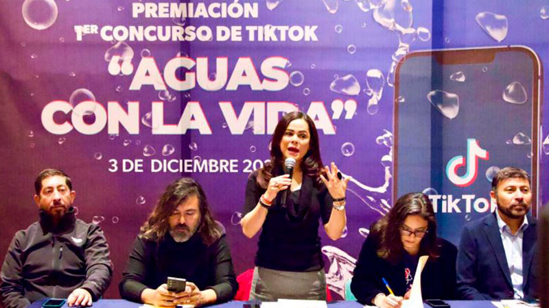 Gobierno estatal de Michoacán premia a Tiktokers  