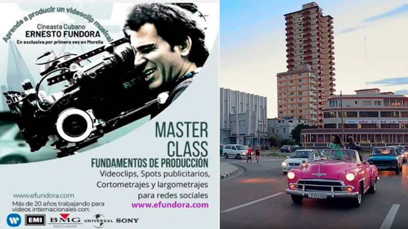 El cineasta cubano Ernesto Fundora visitó Morelia para dar clase maestra  