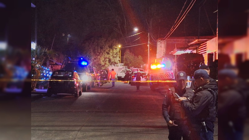 Hombre es ultimado a balazos durante riña familiar en Uruapan, Michoacán 