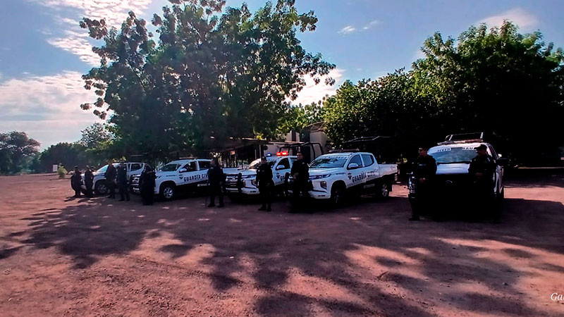 Guardia Civil y Defensa mantienen presencia en Apatzingán para proteger cadena productiva del limón 
