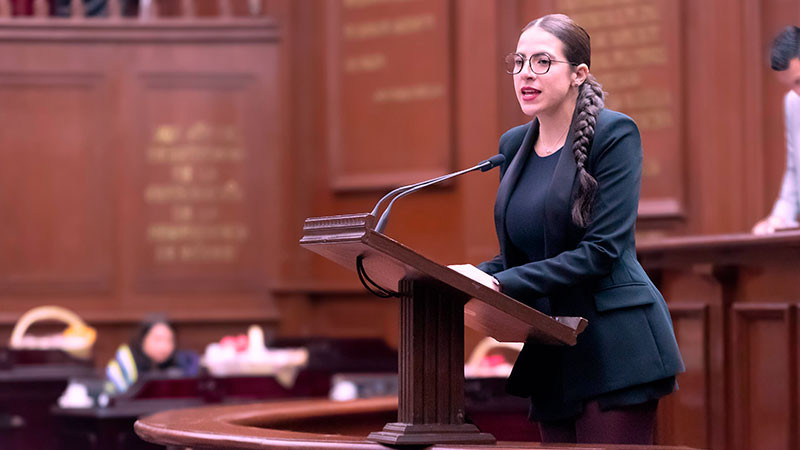Giulianna Bugarini presenta iniciativa para garantizar acceso a la Lengua de Señas Mexicana en Michoacán 