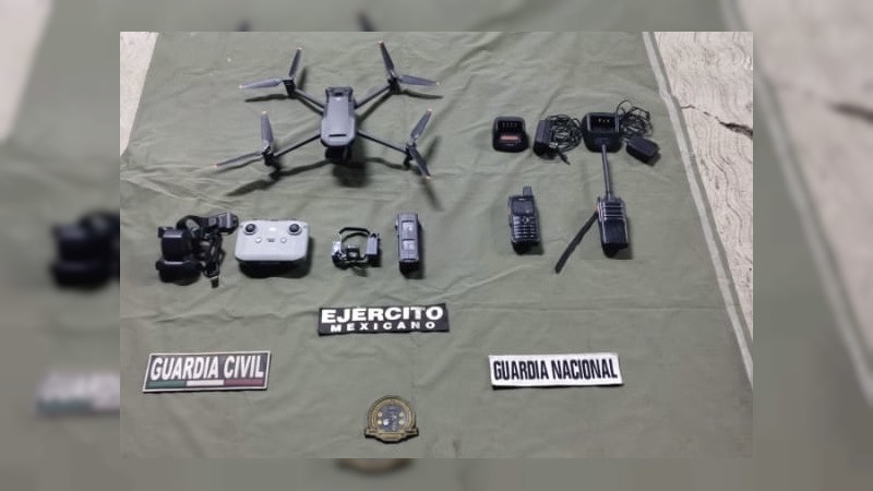 Cae sujeto con 8 artefactos explosivos, en Apatzingán, Michoacán 