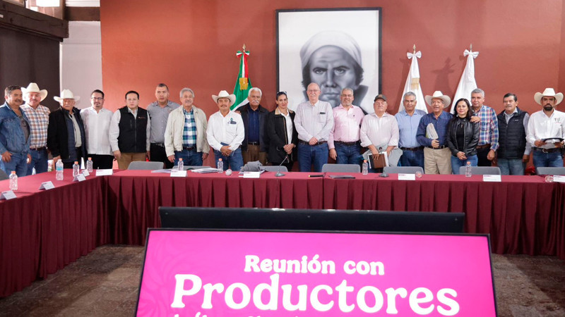 Bedolla y Sader inician trabajos con productores para apoyo al campo 