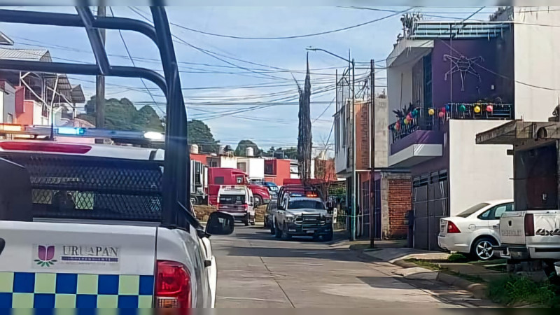Balean a motociclista en Uruapan, Michoacán; resultó herido 