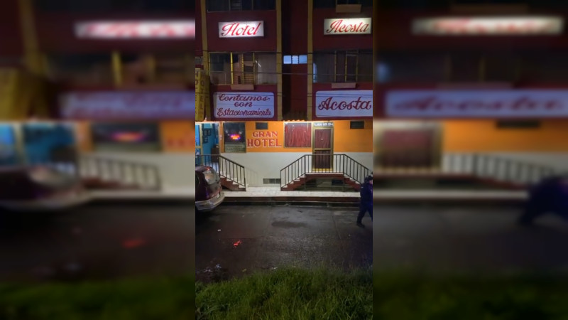 Herido un hombre en ataque armado en el Gran Hotel Acosta de Uruapan, Michoacán: Negocio fue baleado en septiembre 