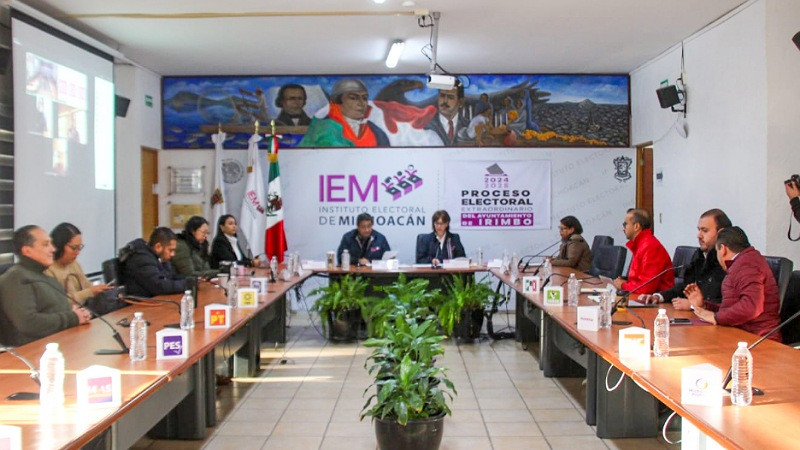 Instala IEM sesión especial de la jornada electoral en Irimbo, Michoacán  