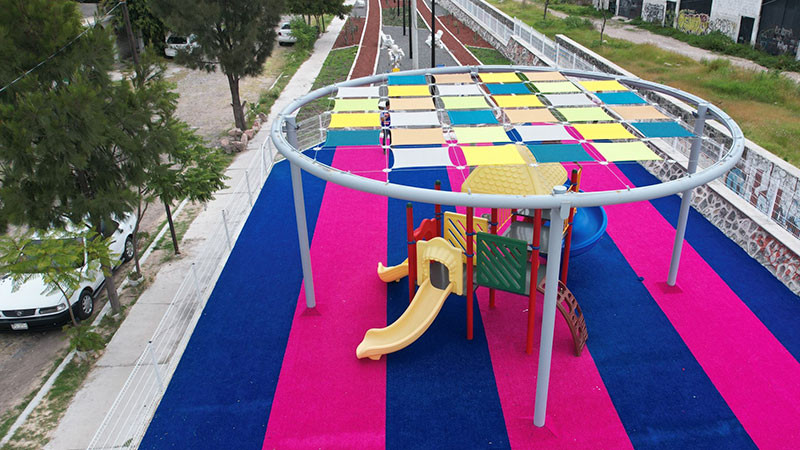 Finaliza la rehabilitación del parque en el fraccionamiento Fray Junípero Serra 