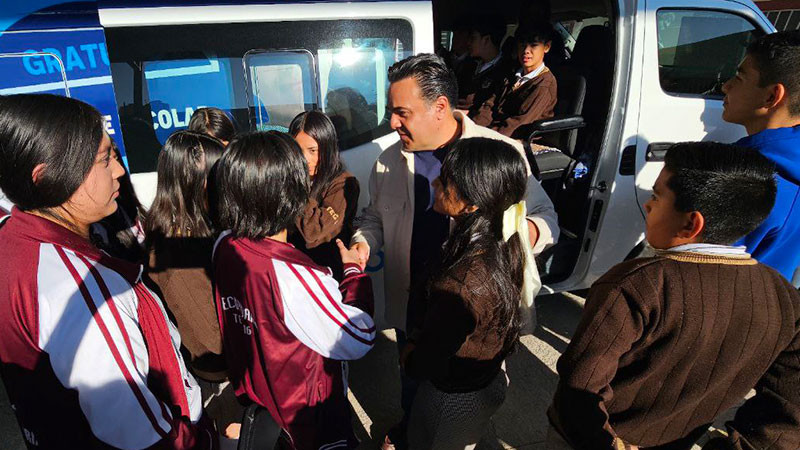 Anuncia SEDESOQ nueva ruta de Transporte Escolar en la capital 
