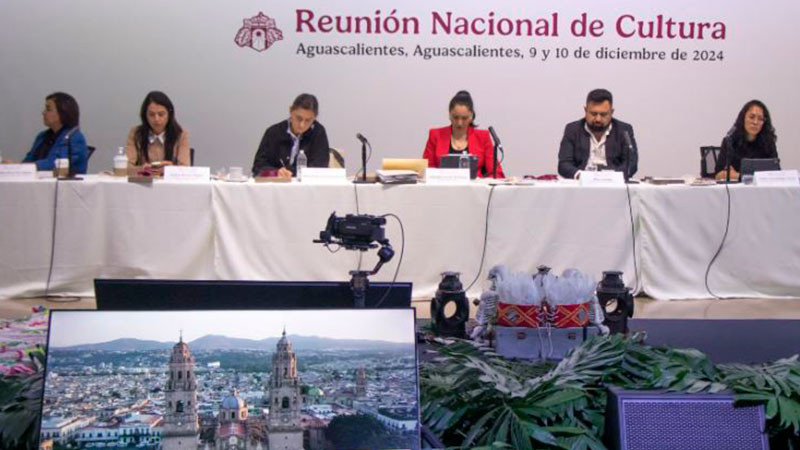 Michoacán fortalece política cultural en Reunión Nacional en Aguascalientes 